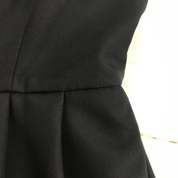 Keepsake the label fit flare off the shoulder black scuba cocktail dress womens - Picture 2 of 7